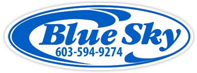 Blue Sky Power Washing Logo, Amherst NH