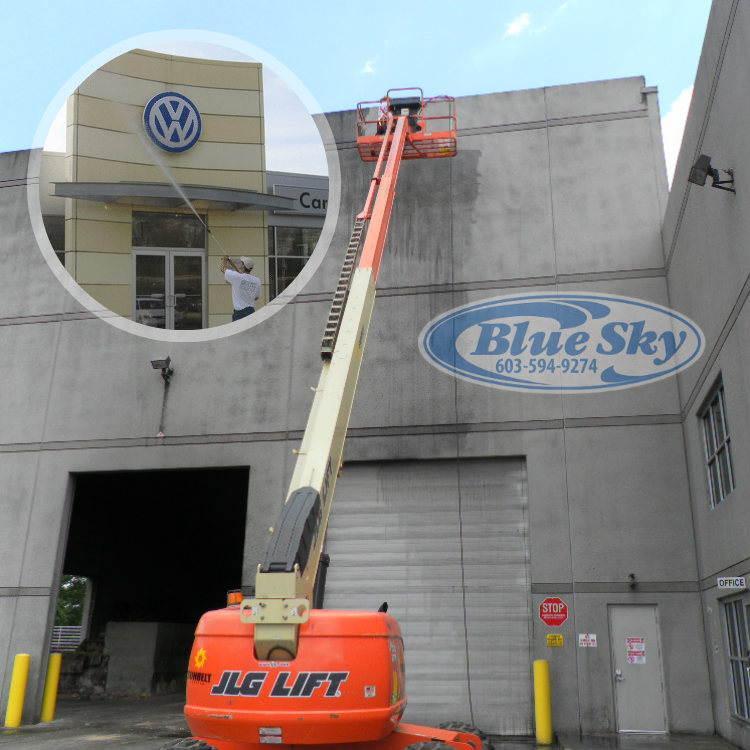 Commercial Building Pressure Washing