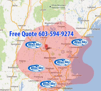 Blue Sky Power Washing Service Area, NH, MA, ME